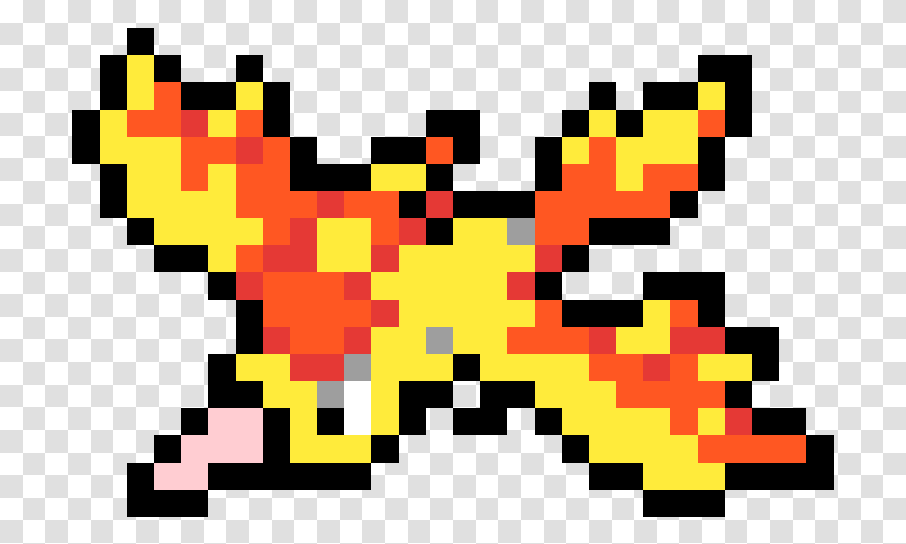 Pixilart Moltres Pokemon By Sealdijon Shiny Moltres Pixel Art, Pac Man, Graphics, Bowl Transparent Png