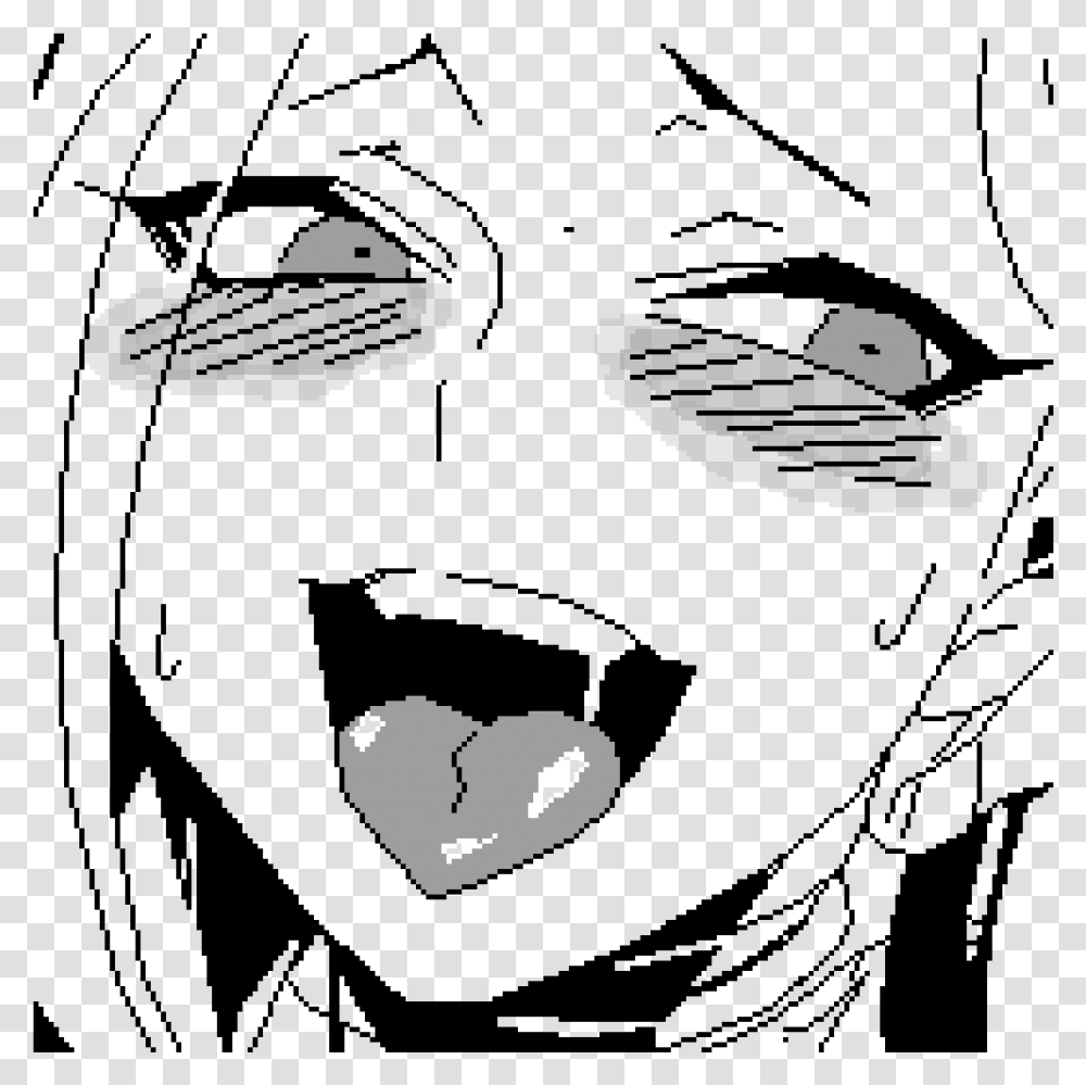 Pixilart More Ahegao By Illuminatiwhale Scrlght Throw That Back Like A Cadillac, Outdoors, Nature, Clothing, Costume Transparent Png
