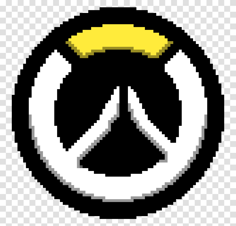 Pixilart Overwatch Logo By Lunarimmortals Globe Arrow Spinning Gif, Label, Text, Symbol, Trademark Transparent Png