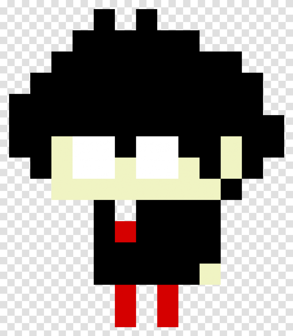 Pixilart Persona 5 Protagonist By Neobbq Pixel Art Bird House, First Aid, Pac Man, Pillow, Cushion Transparent Png