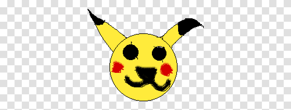Pixilart Pikachu Head By Pikapokeplays Dot, Symbol, Pac Man, Star Symbol Transparent Png
