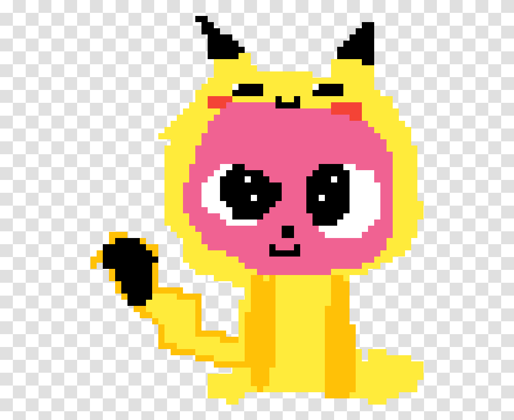 Pixilart Pinkfong Pikachu By Pinkfongartist Shineray, Rattle, PEZ Dispenser Transparent Png