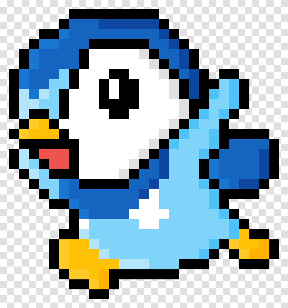 Pixilart Piplup By Scowgirl04 Piplup Pokemon Pixel Art, Rug, Graphics, Text, Pac Man Transparent Png