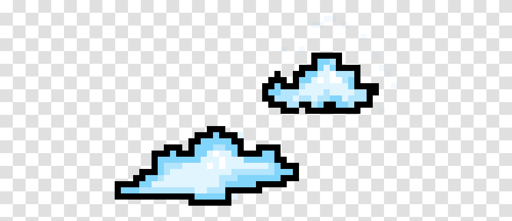 Pixilart Pixel Clouds By Anonymous Clouds Pixel Clip Art, Minecraft, Pac Man Transparent Png