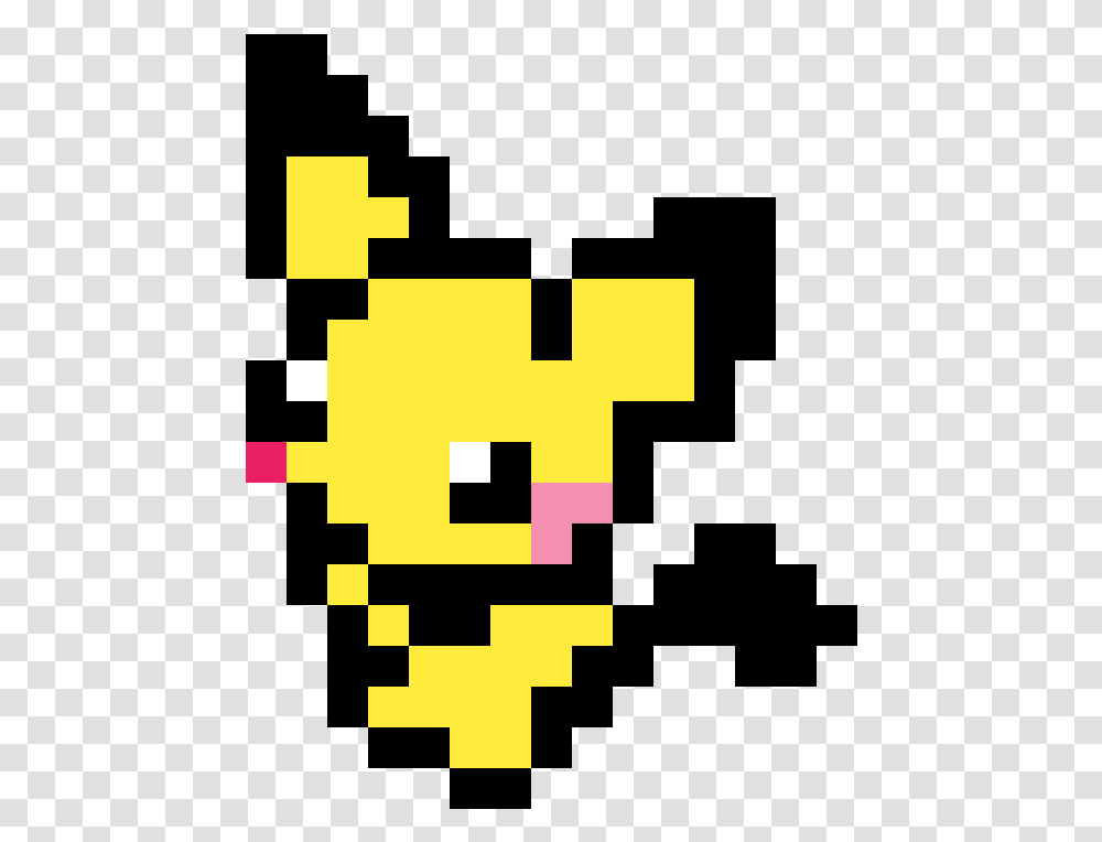 Pixilart Pixel Pichu By Pixelartist232 Pokemon Pixel Art Pichu, Pac Man, First Aid Transparent Png