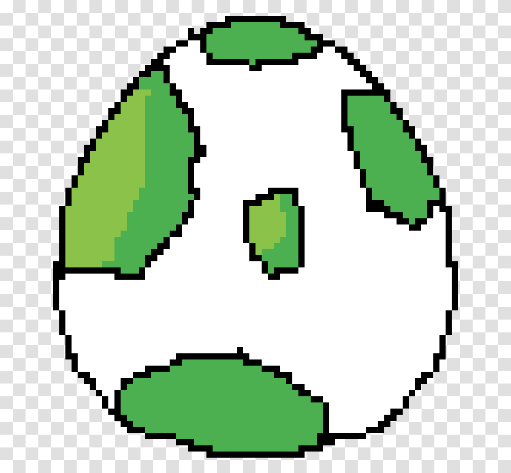 Pixilart Pokemon Egg By Gogeets Portable Network Graphics, Symbol, Recycling Symbol Transparent Png