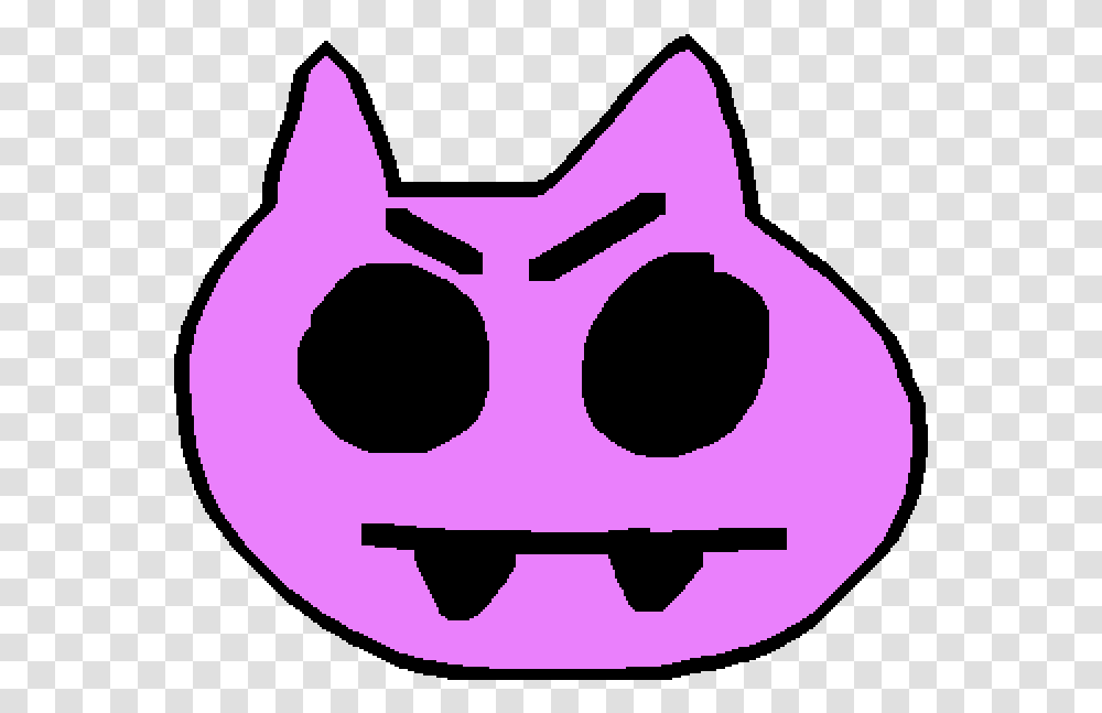 Pixilart Purple Devil Emoji By Dogqueen12 Clip Art, Stencil, Symbol Transparent Png