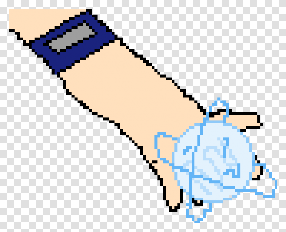 Pixilart Rasengan By Sharigunuser98 Vertical, Arm, Hand, First Aid, Bandage Transparent Png