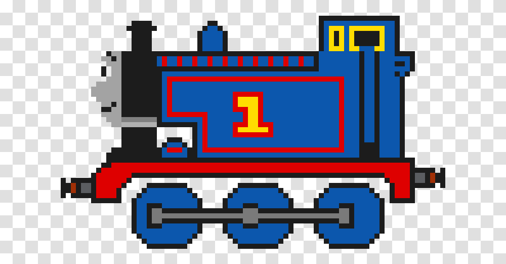 Pixilart Thomas The Tank Engine, Transportation, Vehicle, Railway, Train Track Transparent Png