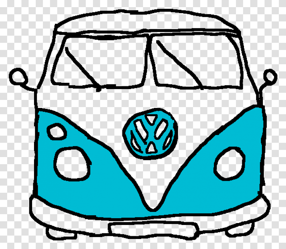 Pixilart Volkswagen Bus Sticker, Stencil, Symbol Transparent Png
