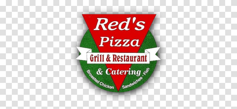 Pizza And Catering Reds Pizza Logo, Symbol, Plant, Tabletop, Land Transparent Png