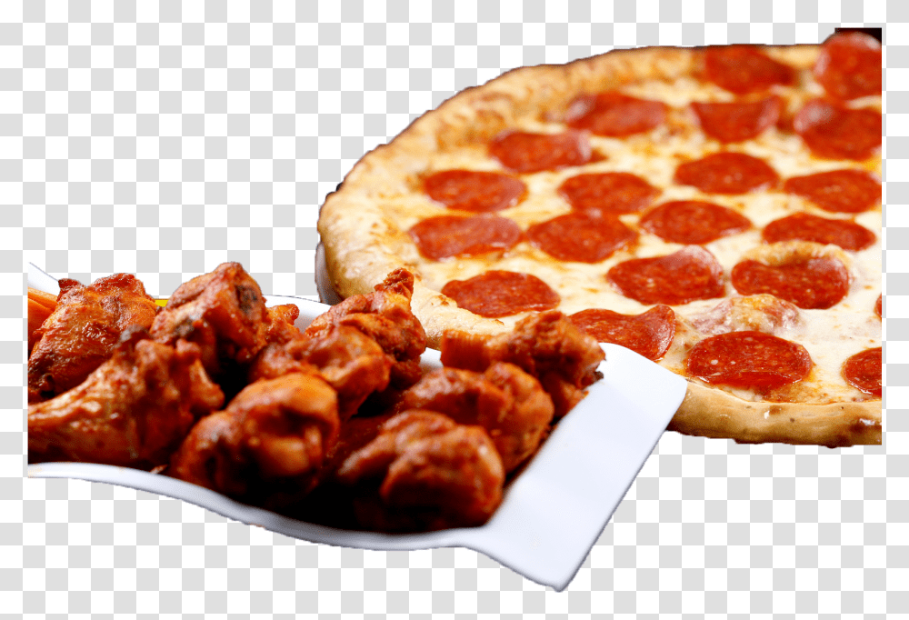 Pizza And Wings, Food, Plant, Produce, Sweets Transparent Png