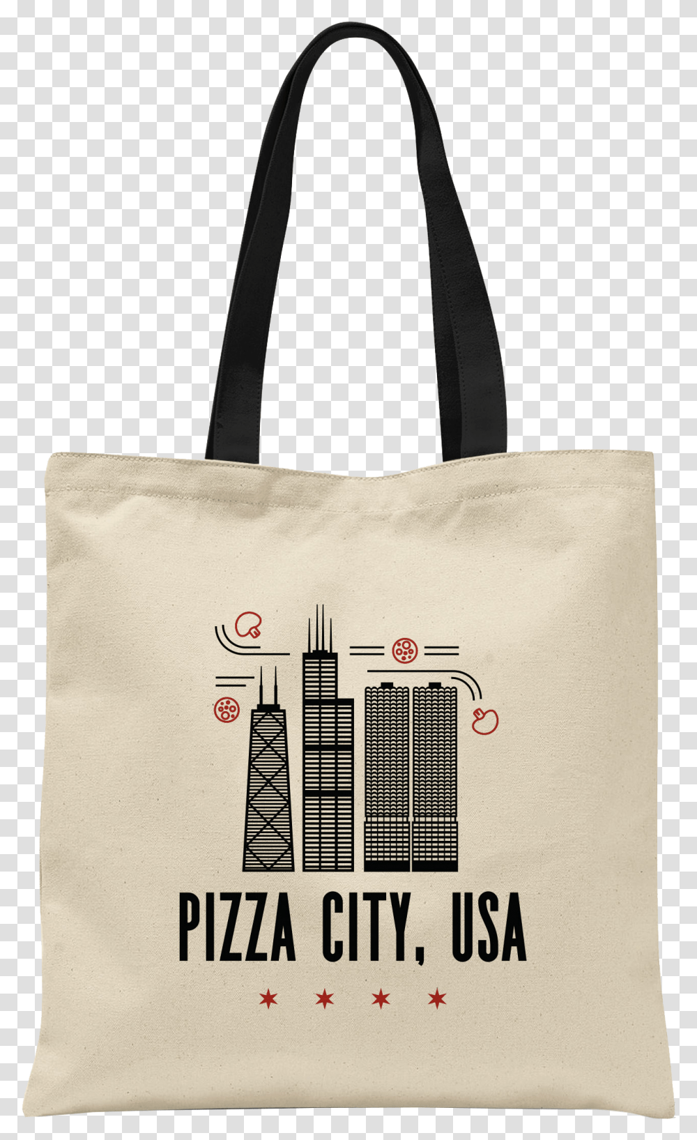 Pizza City Tote Bag Coffee Tote Bag, Handbag, Accessories, Accessory, Shopping Bag Transparent Png