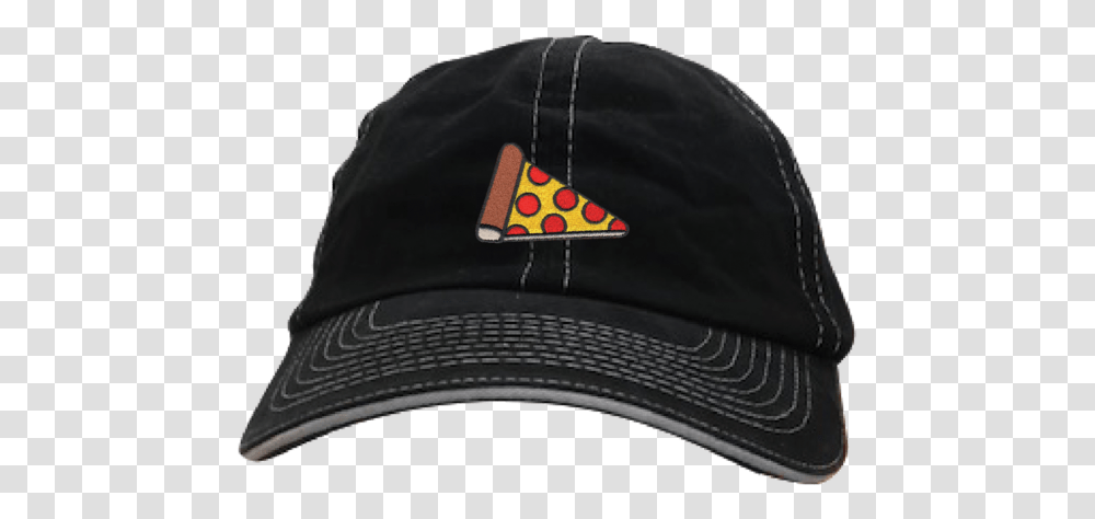Pizza City Usa Black Hat With Pizza Emoji Pizza Hat, Apparel, Baseball Cap Transparent Png