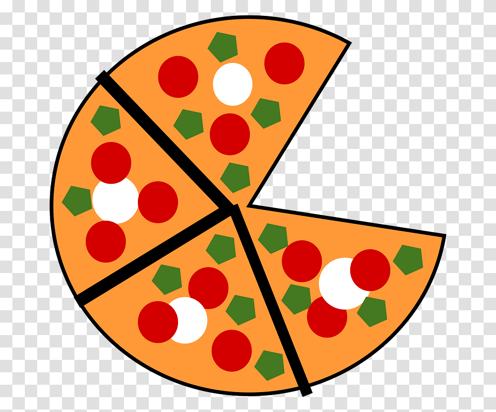 Pizza Clipart 1 5 Pizza Fraction, Game, Rug, Triangle Transparent Png