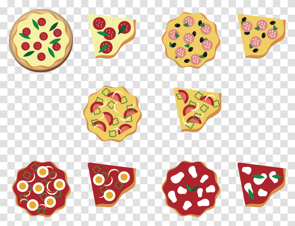 Pizza Clipart Big Pizza Small Pizza Clipart Small Pizza Clipart, Pattern, Game, Ornament, Dice Transparent Png