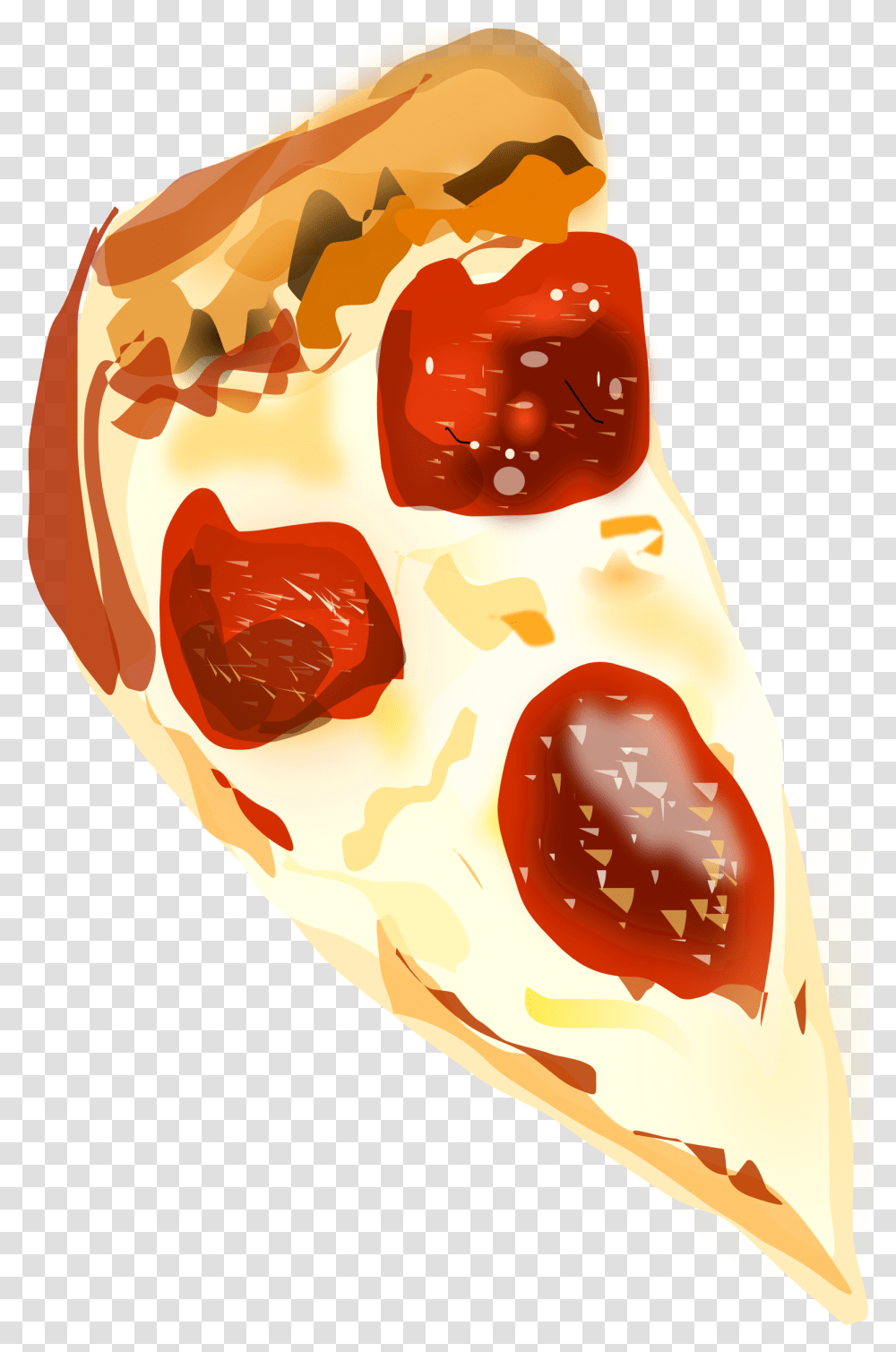 Pizza Clipart Slice Pizza Vector Pepperoni Free, Ketchup, Food Transparent Png