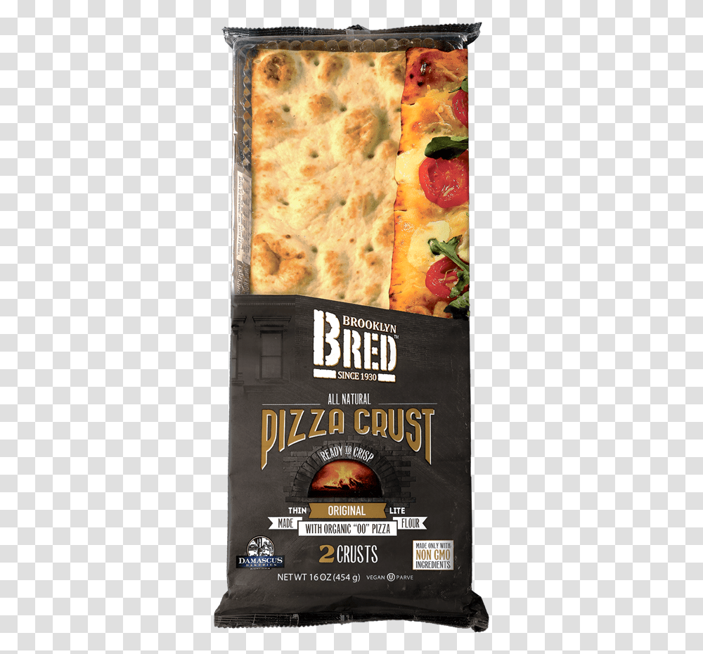 Pizza Crust Original Brooklyn Pizza Bread, Food, Cracker, Menu Transparent Png