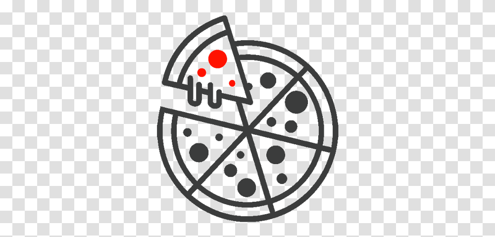 Pizza Dark Menu, Machine, Logo, Clock Tower Transparent Png