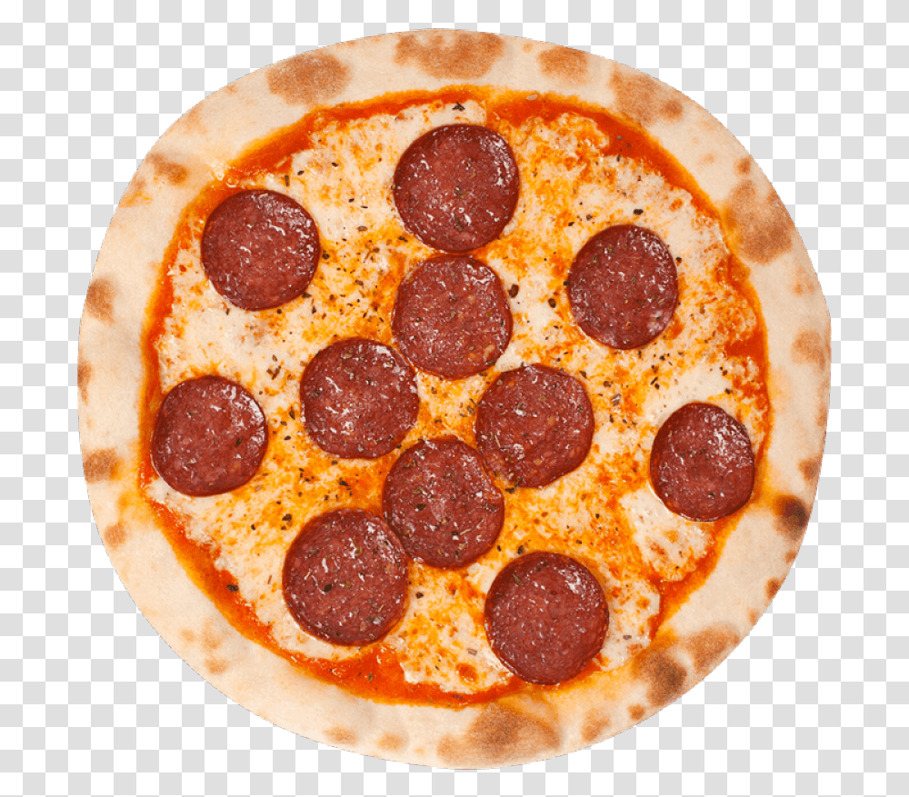 Pizza De Pepperoni Dominos Domino's Pizza, Food, Dish, Meal, Platter Transparent Png