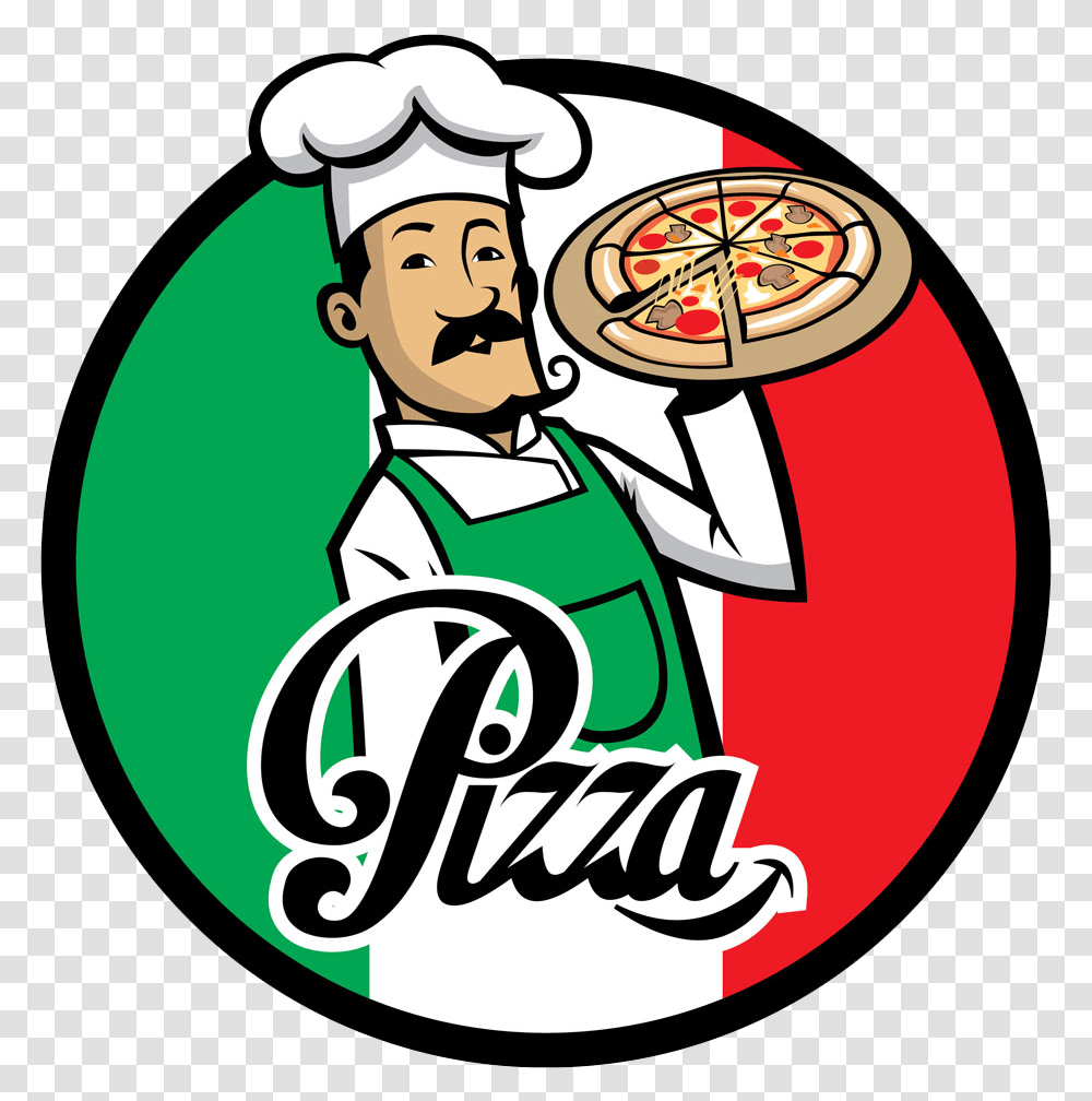 Pizza Delivery Italian Cuisine Chef Italian Pizza Chef Pizza Logo, Poster, Advertisement, Darts, Game Transparent Png