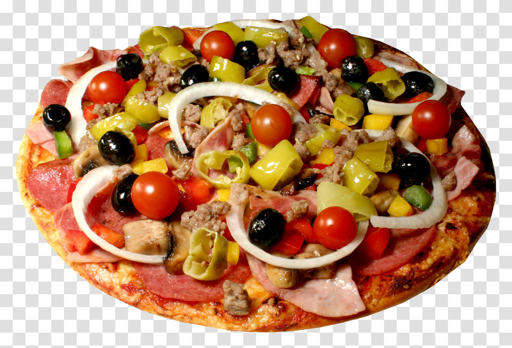 Pizza, Dish, Meal, Food, Nachos Transparent Png