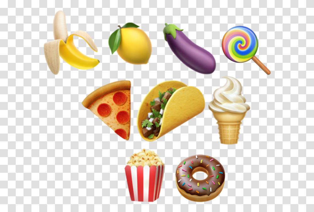 Pizza Donut Emoji Gelato, Food, Sweets, Confectionery, Dessert Transparent Png