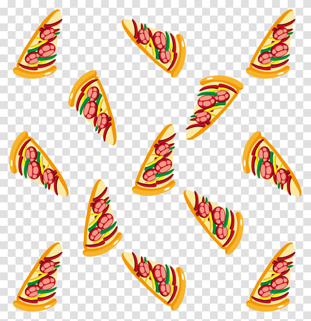 Pizza Fast Food Pattern Pizza Background Transparent Png
