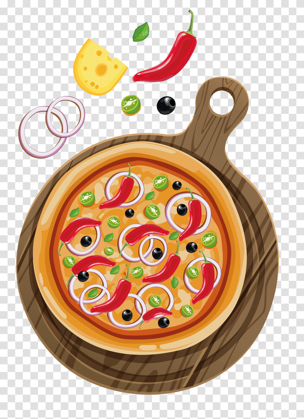 Pizza, Food, Bowl, Meal, Dish Transparent Png