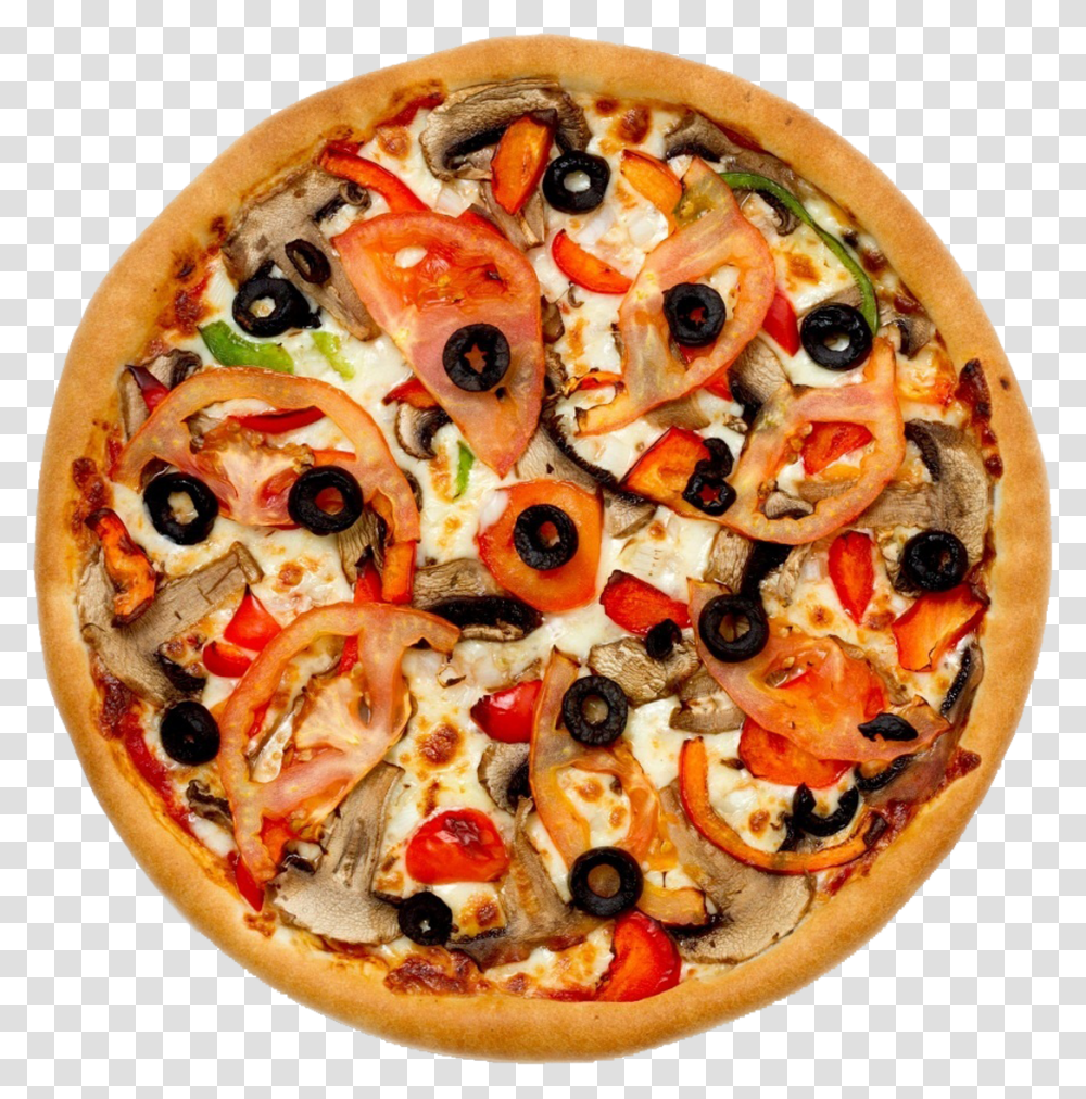 Pizza, Food, Dish, Meal, Pie Transparent Png