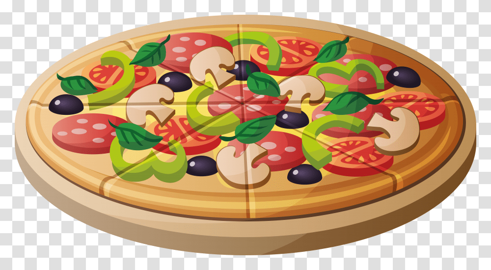 Pizza, Food, Meal, Dish, Birthday Cake Transparent Png