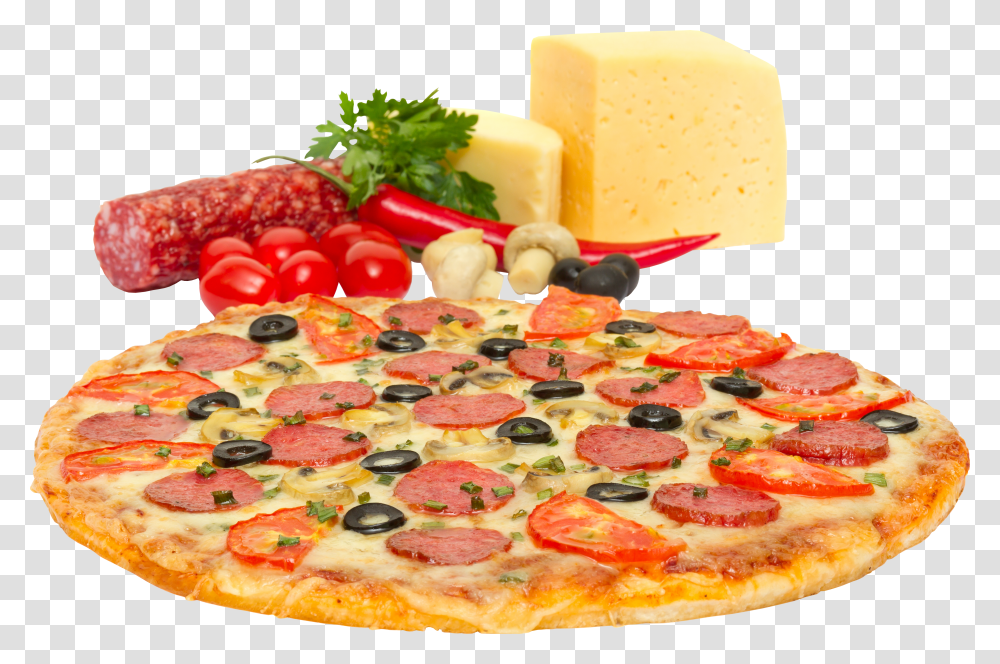 Pizza, Food Transparent Png