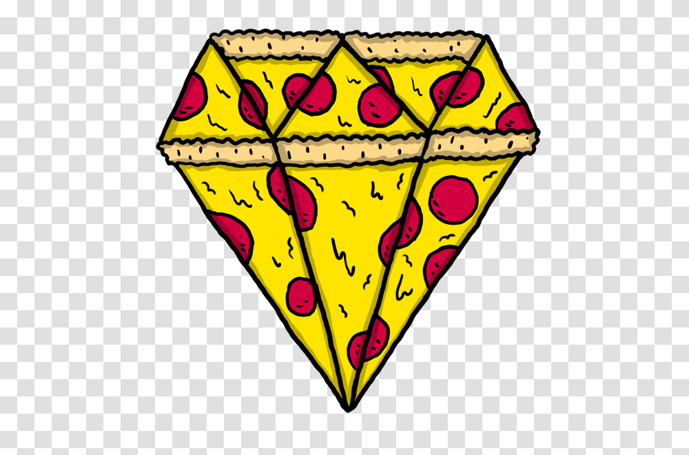 Pizza Grime Franky Aguilar, Triangle, Paper Transparent Png