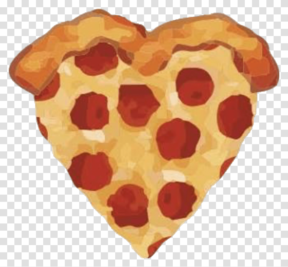 Pizza Heart Cute 90rainy Graphic Freeuse Stock Pizza, Diaper, Food, Rug, Nature Transparent Png