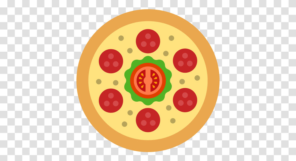 Pizza Icon Circle, Plant, Food, Rug, Sweets Transparent Png
