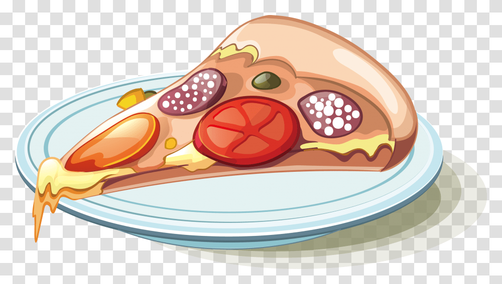 Pizza Italian Cuisine Fast Food Illustration Pizza, Hot Dog Transparent Png