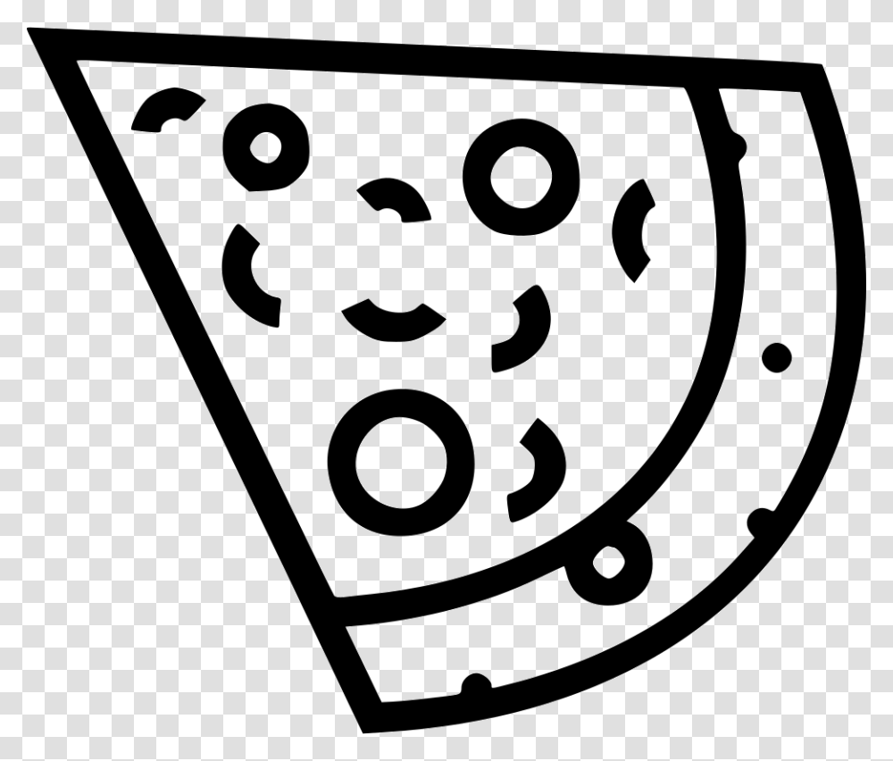 Pizza Italian Junk Food Cheese Slice Pie, Stencil, Recycling Symbol, Label Transparent Png