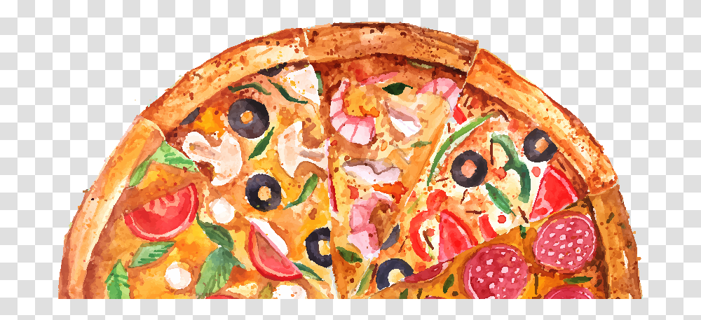 Pizza Kitchen Faisalabad Number, Modern Art, Food, Bread, Painting Transparent Png