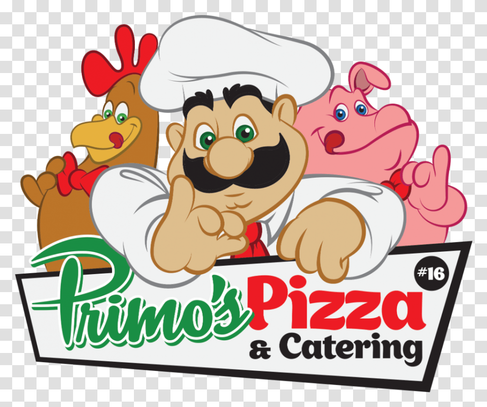 Pizza Logo Primos Pizza Allen Park, Chef Transparent Png