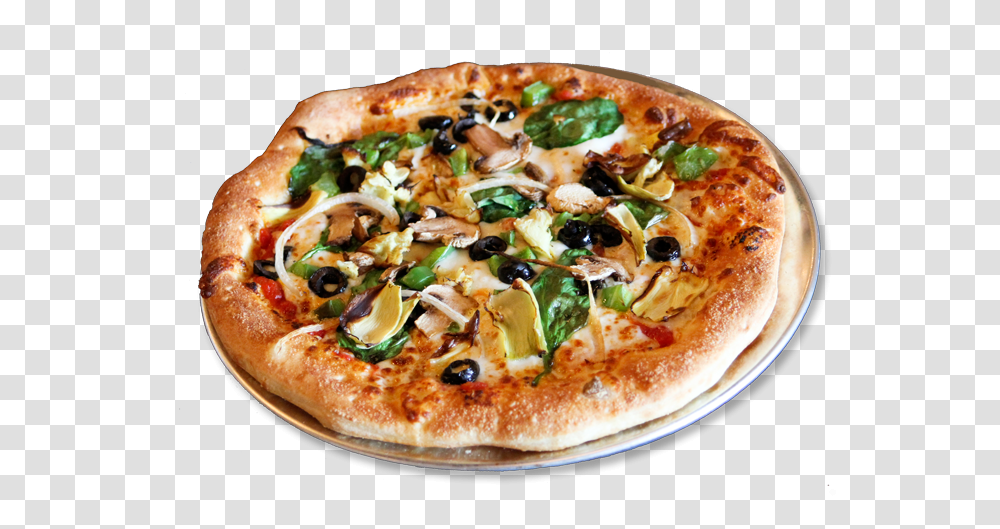 Pizza On Wood, Food, Dish, Meal, Bread Transparent Png