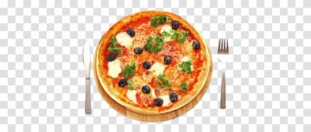 Pizza Pasta, Fork, Food, Meal, Dish Transparent Png