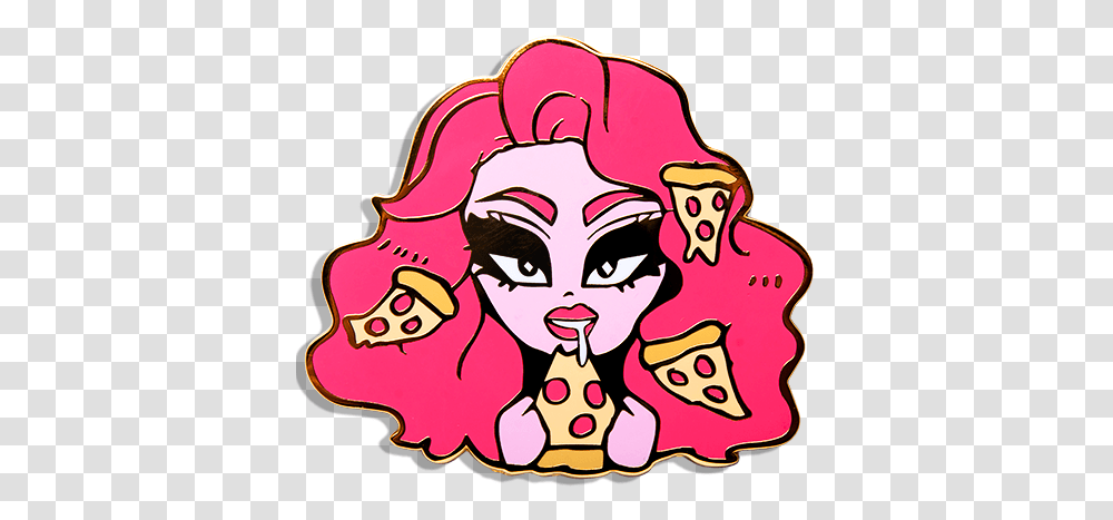 Pizza Pin Kimchi Drag Queen Pins, Label, Crowd Transparent Png