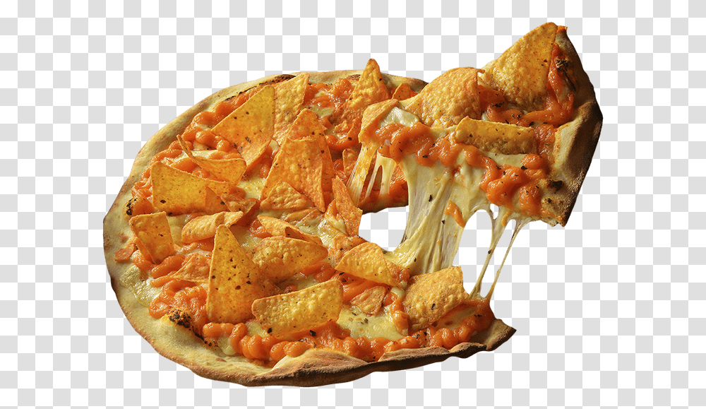 Pizza Pizza De Doritos, Food, Meal, Dish, Bread Transparent Png