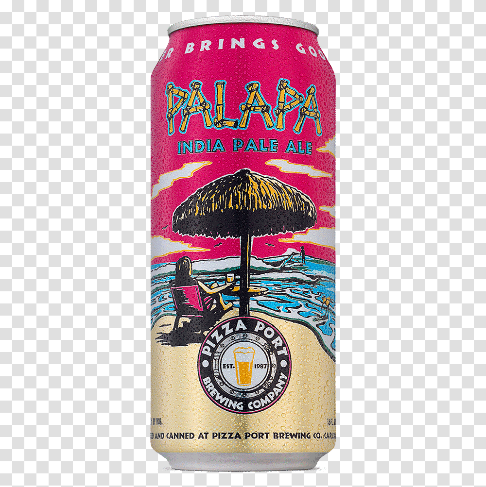 Pizza Port Palapa Ipa, Mural, Painting, Label Transparent Png