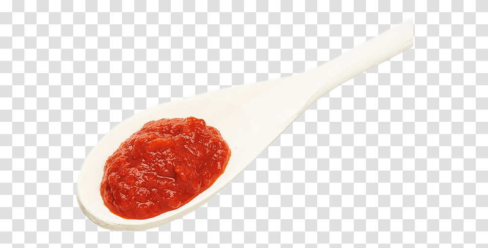 Pizza Sauce Stewed Tomatoes, Ketchup, Food, Spoon, Cutlery Transparent Png