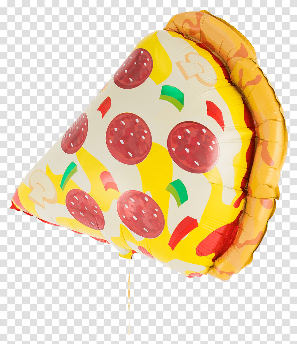 Pizza Slice Balloon, Apparel, Food, Hat Transparent Png