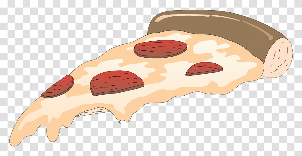 Pizza Slice Cartoon, Food, Plant, Nut, Vegetable Transparent Png