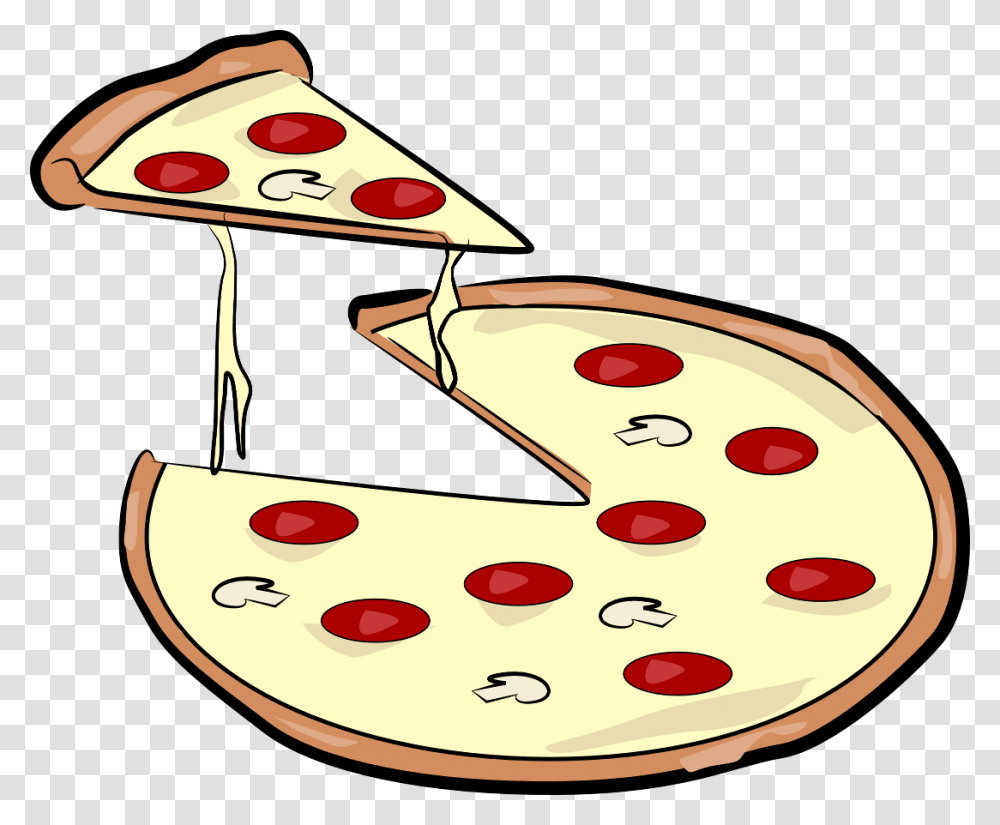 Pizza Slice Clip Art Black And White, Palette, Paint Container, Birthday Cake, Dessert Transparent Png