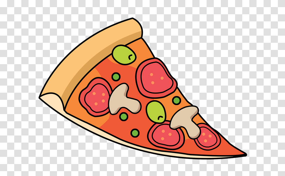 Pizza Slice Clipart, Food, Meal, Dish, Cutlery Transparent Png