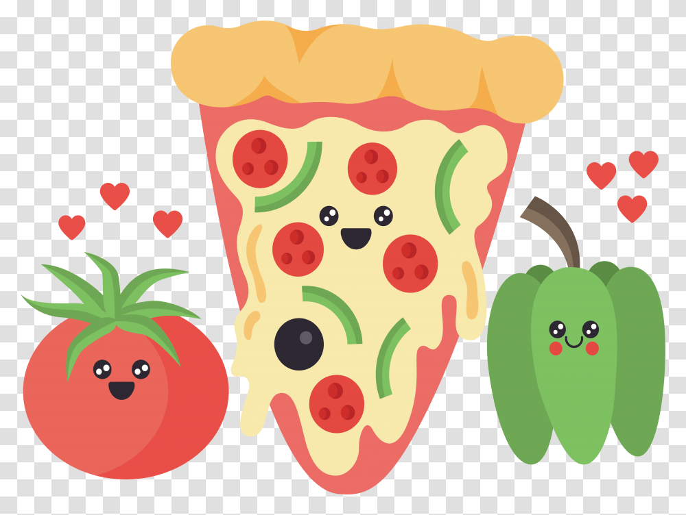 Pizza Slice Clipart Pizza Ingredients Clipart, Plant, Food, Rug Transparent Png